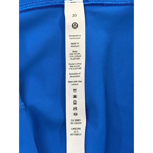 NWT Lululemon 20 PLSI Poolside Blue Swift Speed HR Tight 28" Leggings MSRP $128 - Picture 5 of 11